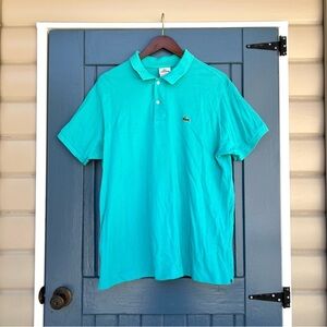 Lacoste Polo Shirt turquoise Men’s Size 7